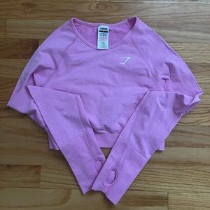 Gymshark light pink long sleeve